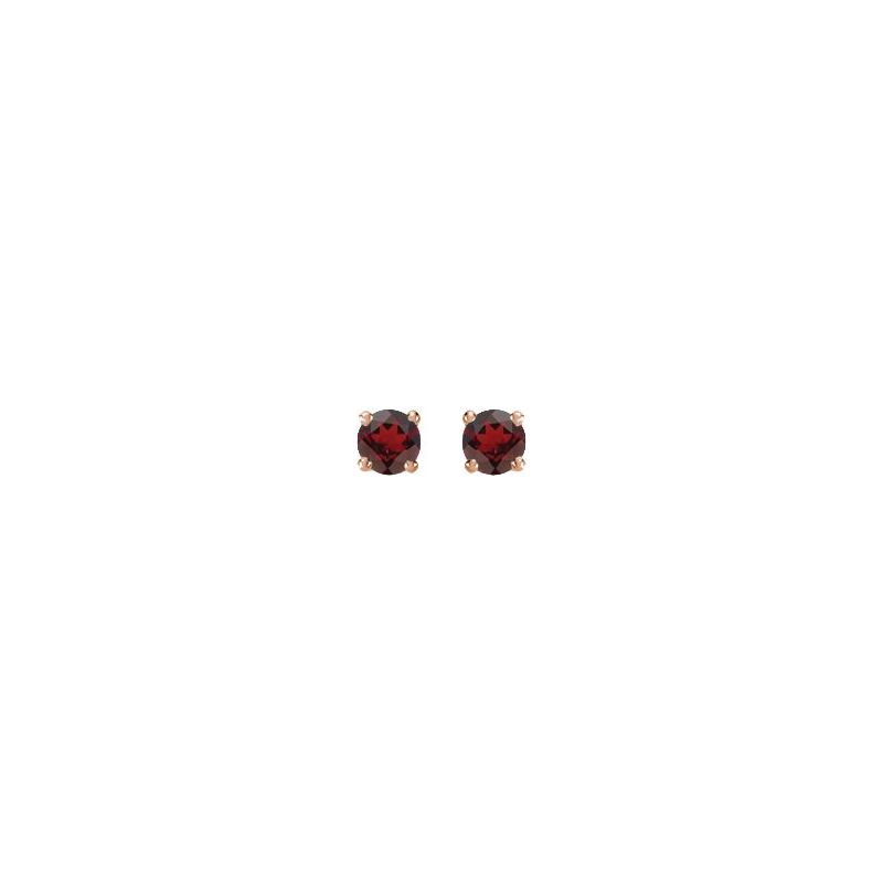 Round 4-Prong Stud Earrings No. 2