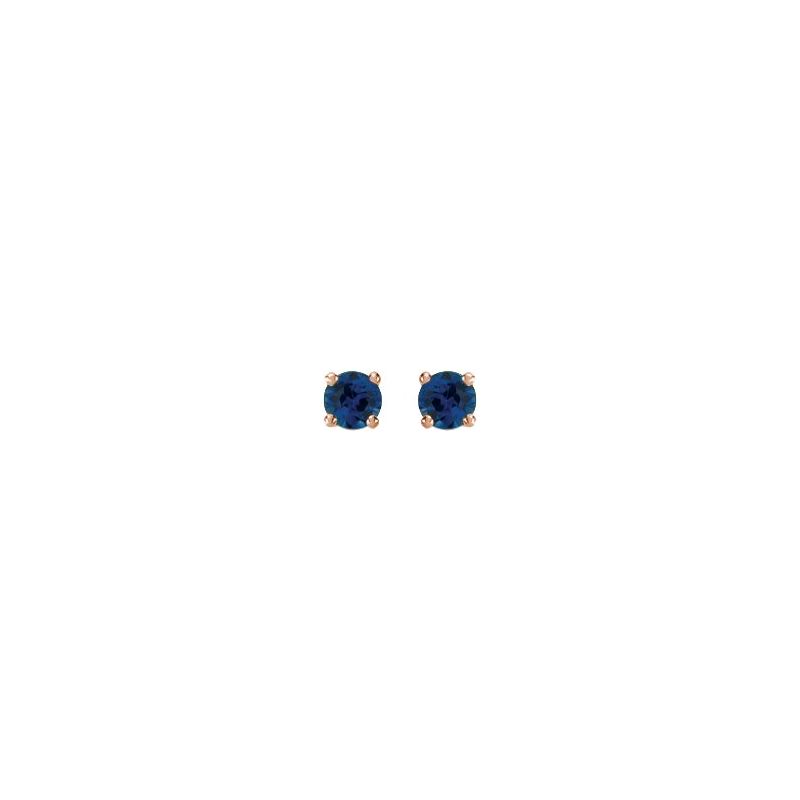 Round 4-Prong Stud Earrings No. 2