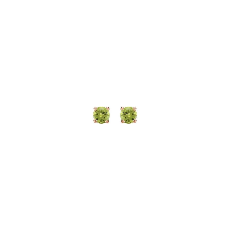 Round 4-Prong Stud Earrings No. 2