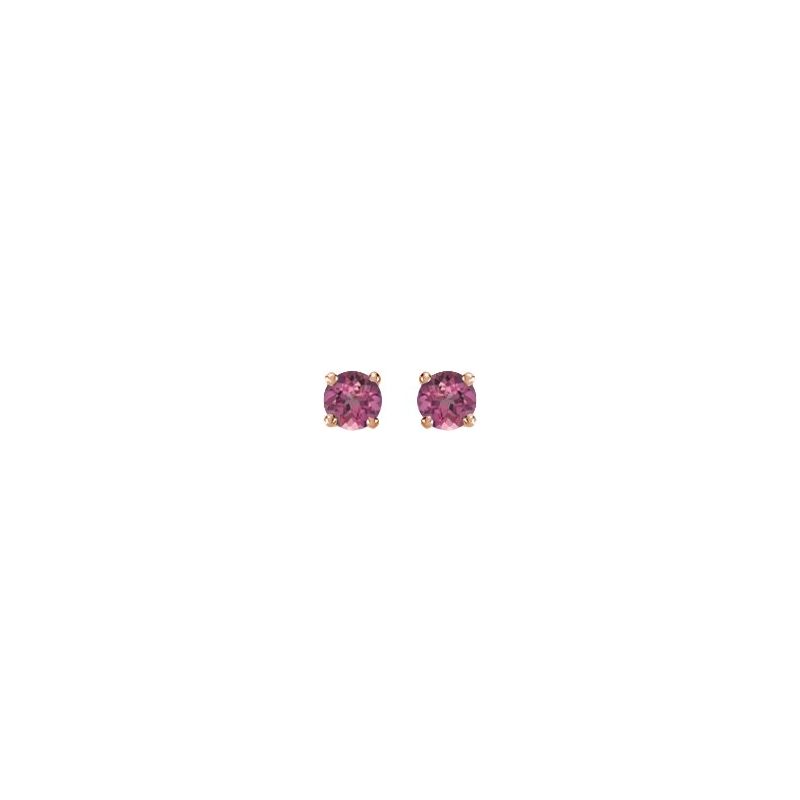 Round 4-Prong Stud Earrings No. 2
