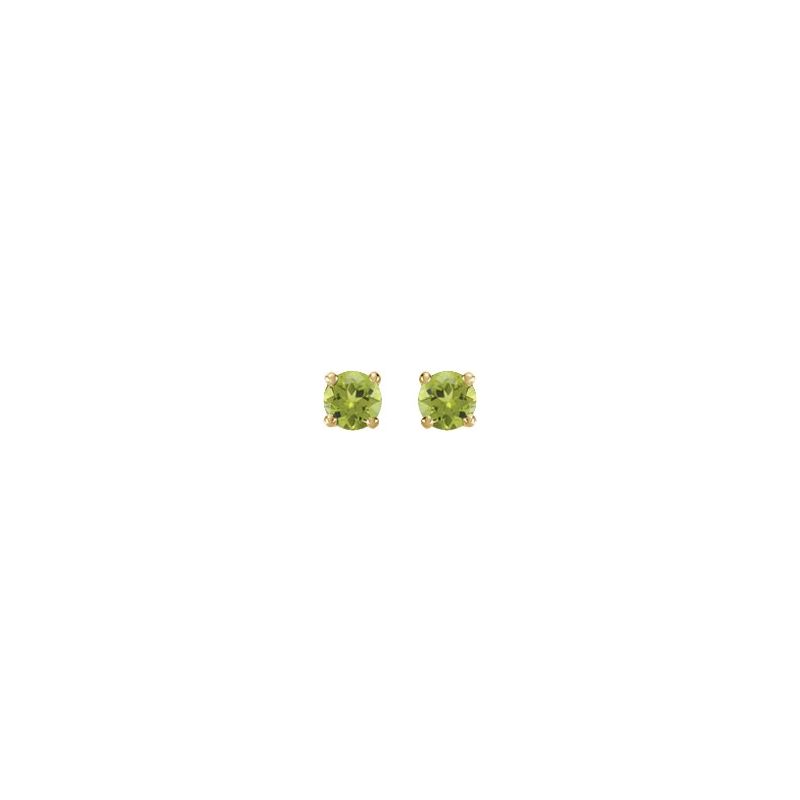 Round 4-Prong Stud Earrings No. 2