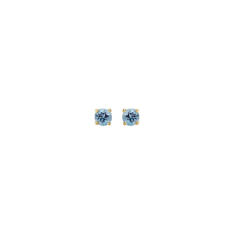 Round 4-Prong Stud Earrings No. 2