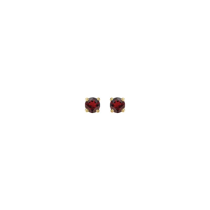 Round 4-Prong Stud Earrings No. 2