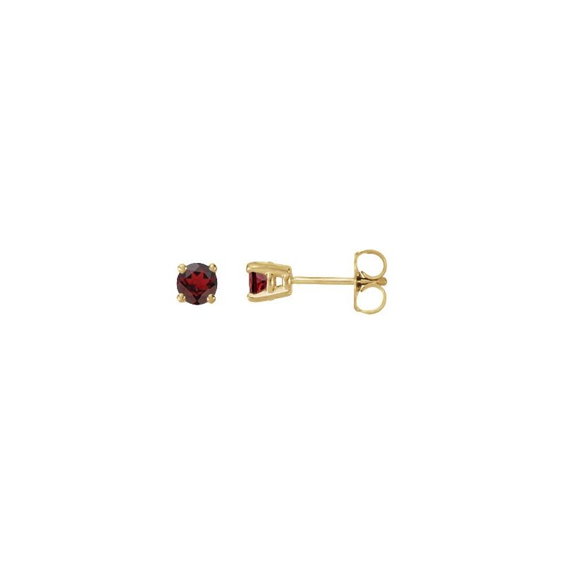 Round 4-Prong Stud Earrings No. 2