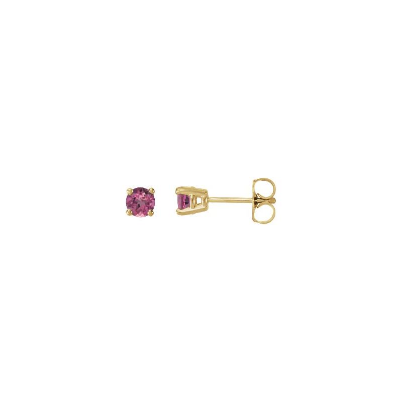 Round 4-Prong Stud Earrings No. 2