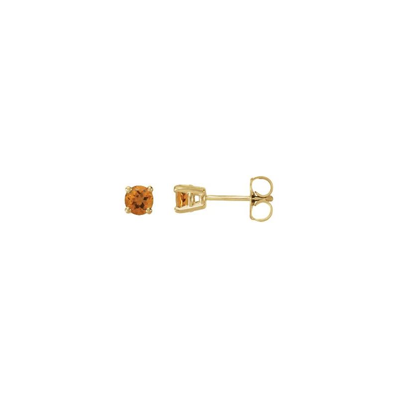 Round 4-Prong Stud Earrings No. 2