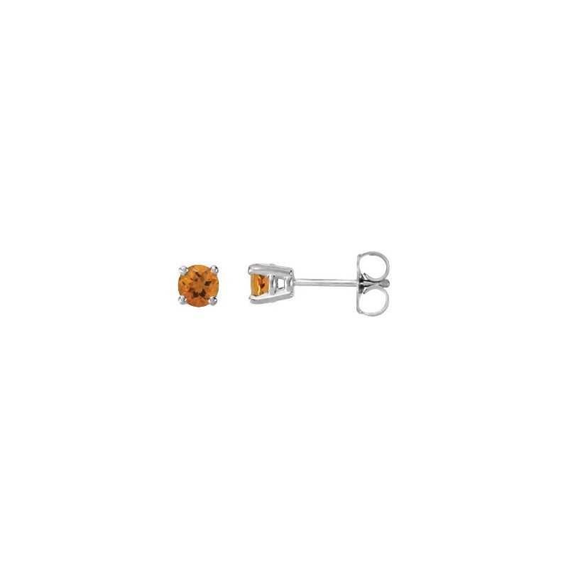 Round 4-Prong Stud Earrings No. 2