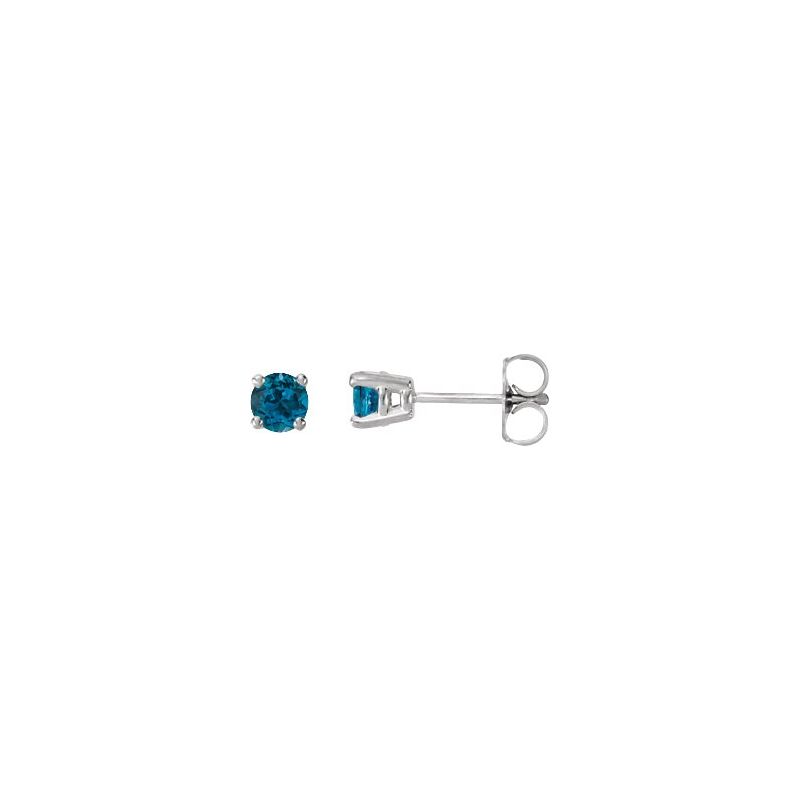 Round 4-Prong Stud Earrings No. 2