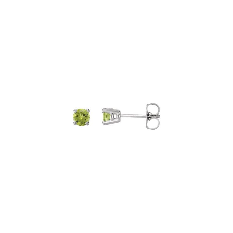 Round 4-Prong Stud Earrings No. 2