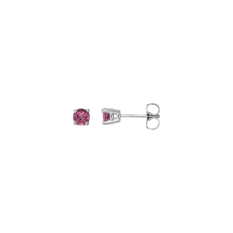 Round 4-Prong Stud Earrings No. 2