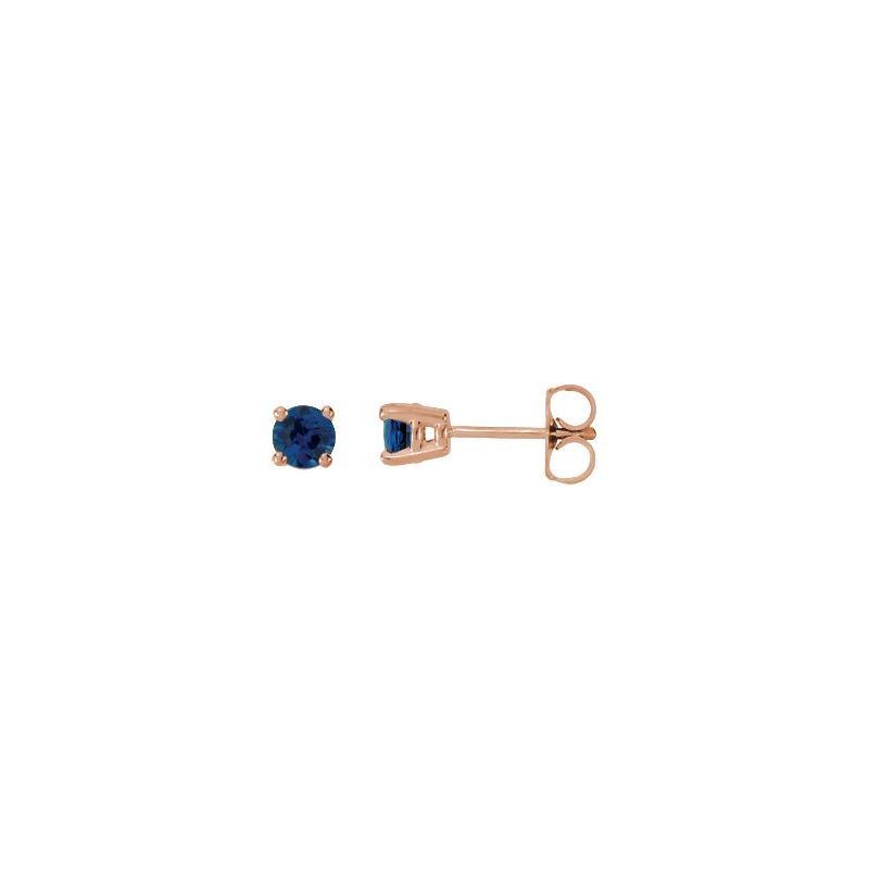 Round 4-Prong Stud Earrings No. 2