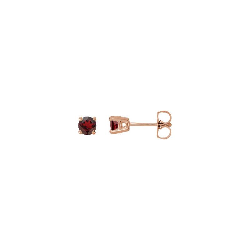 Round 4-Prong Stud Earrings No. 2