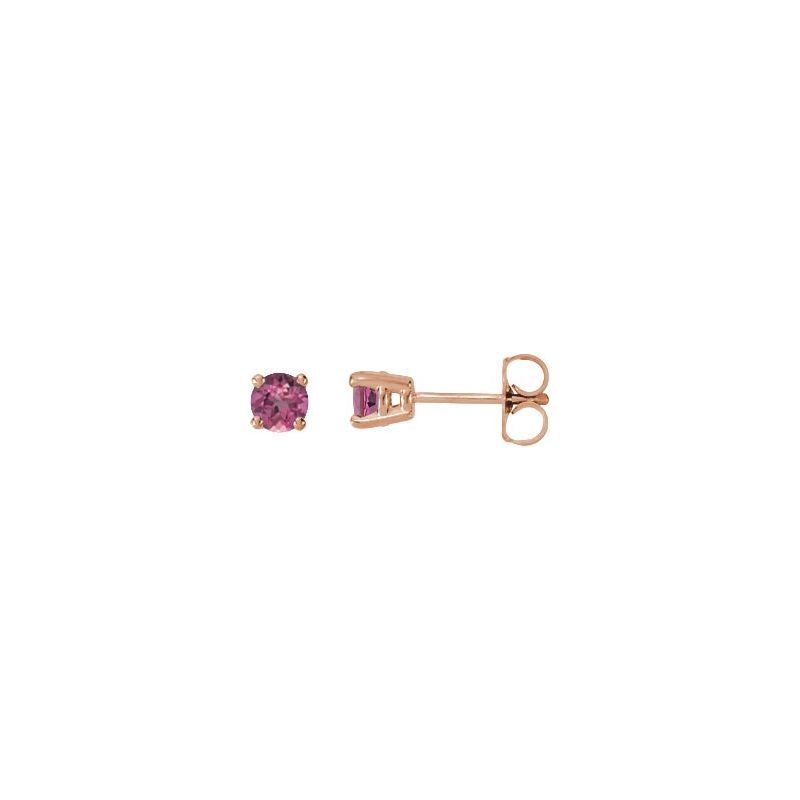 Round 4-Prong Stud Earrings No. 2