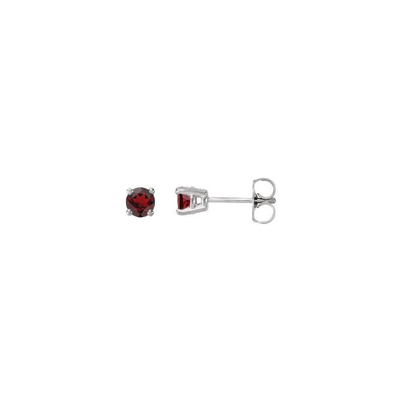 Round 4-Prong Stud Earrings No. 2