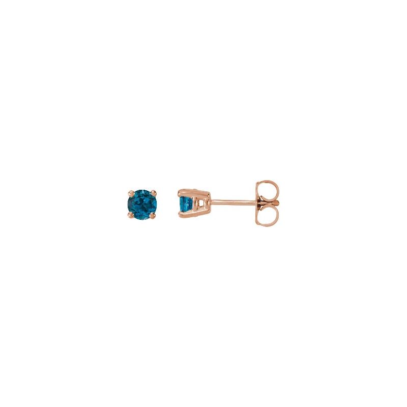 Round 4-Prong Stud Earrings No. 2