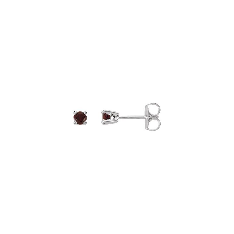 Round 4-Prong Stud Earrings No. 2