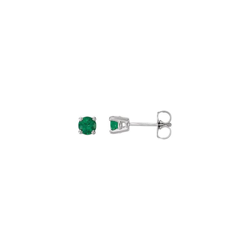 Round 4-Prong Stud Earrings No. 2