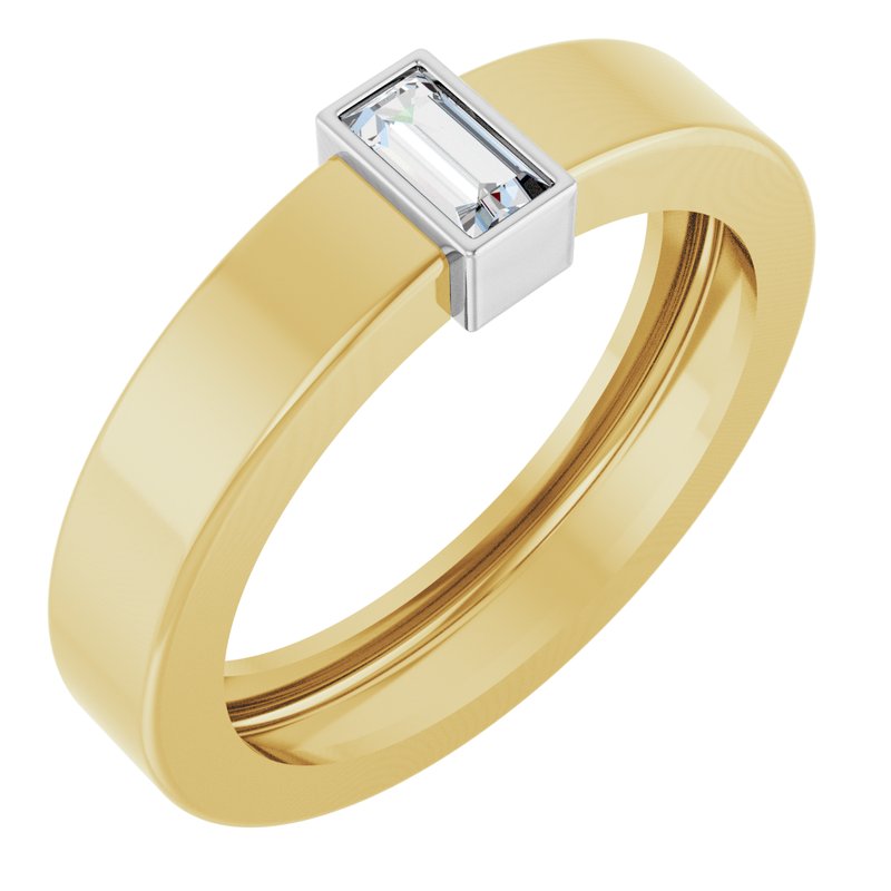 Lightweight Bezel-Set Solitaire Ring