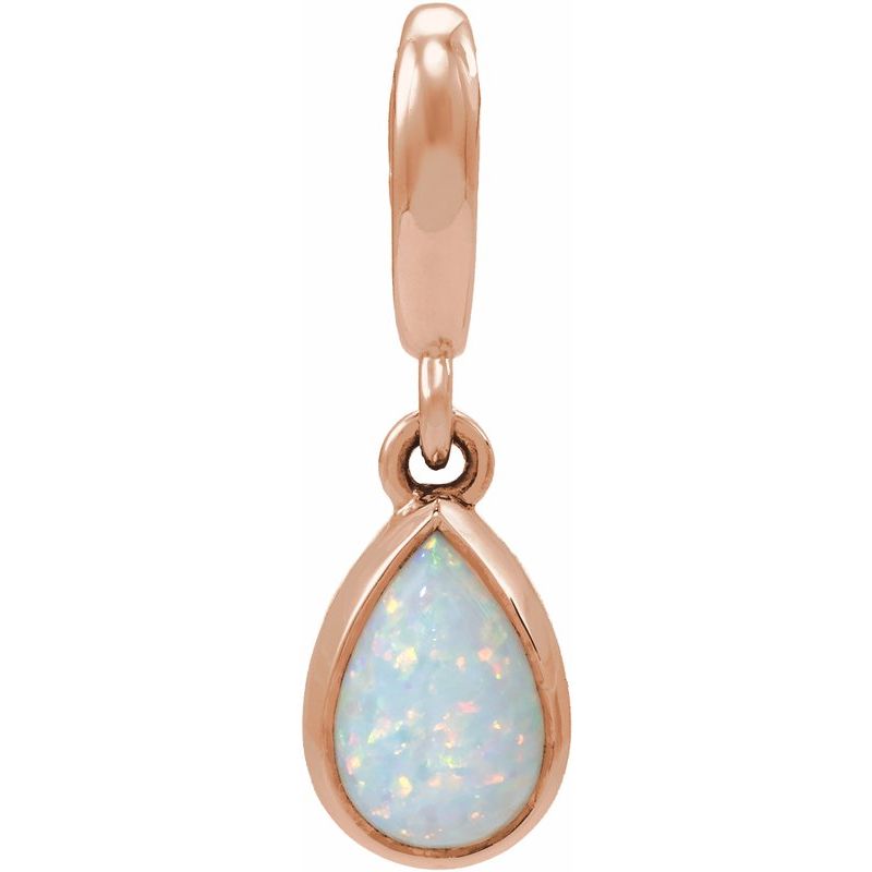 Bezel-Set Cabochon Charm/Pendant