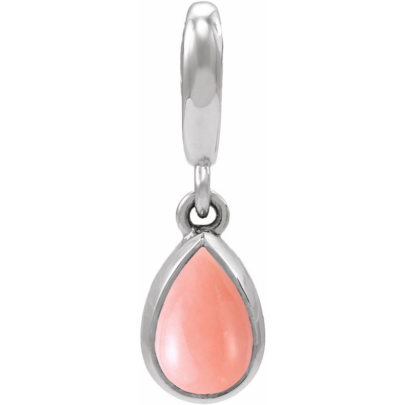 Bezel-Set Cabochon Charm/Pendant