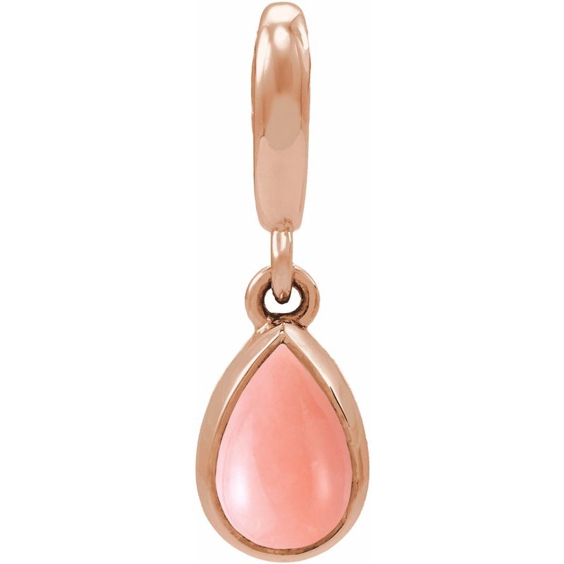 Bezel-Set Cabochon Charm/Pendant