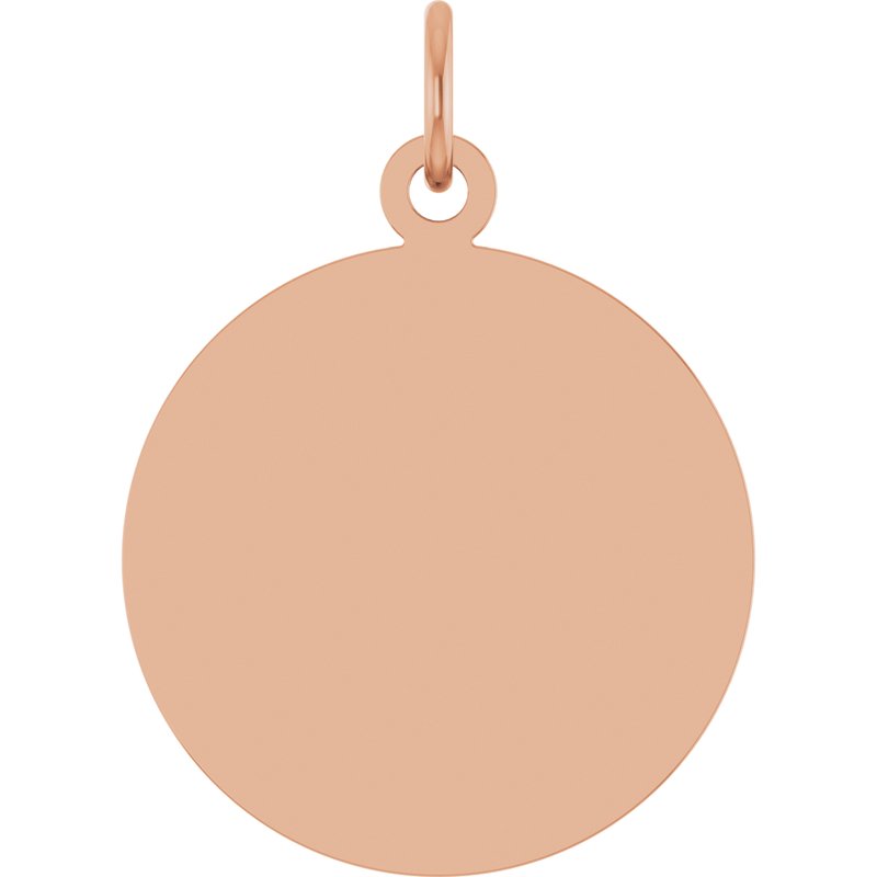 Engravable Disc Necklace & Pendant