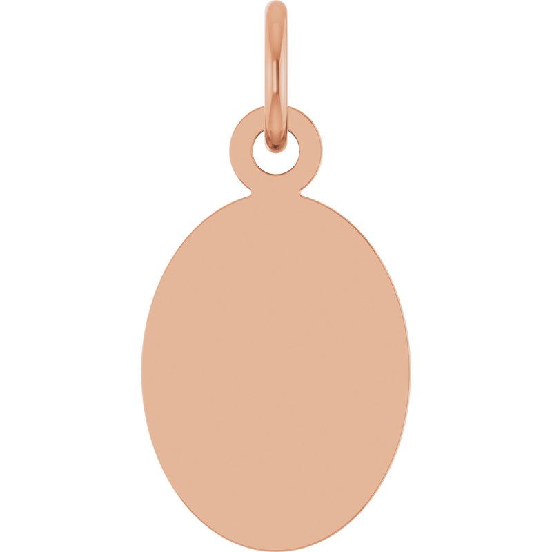 Engravable Oval Necklace or Pendant