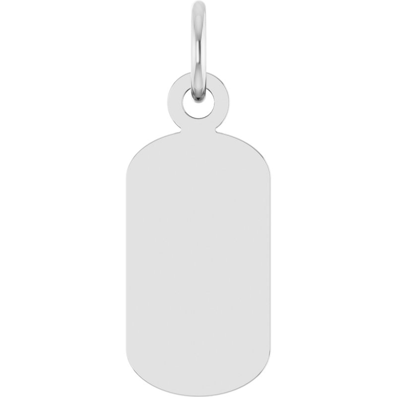 Engravable Dog Tag Necklace or Pendant No. 3