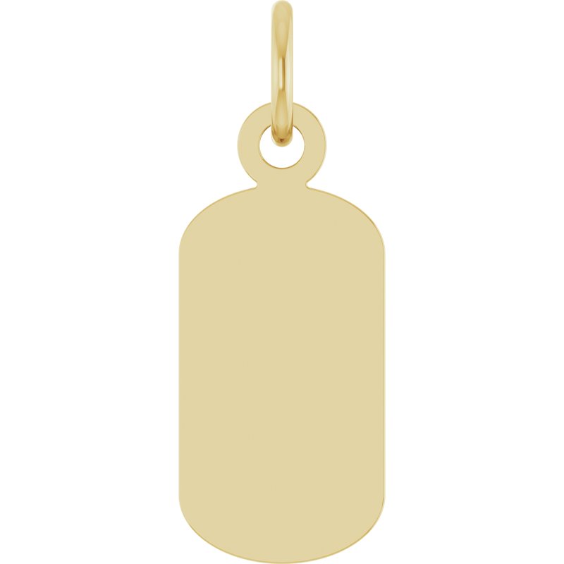 Engravable Dog Tag Necklace or Pendant No. 3