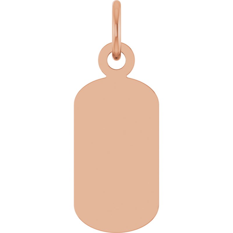 Engravable Dog Tag Necklace or Pendant No. 3
