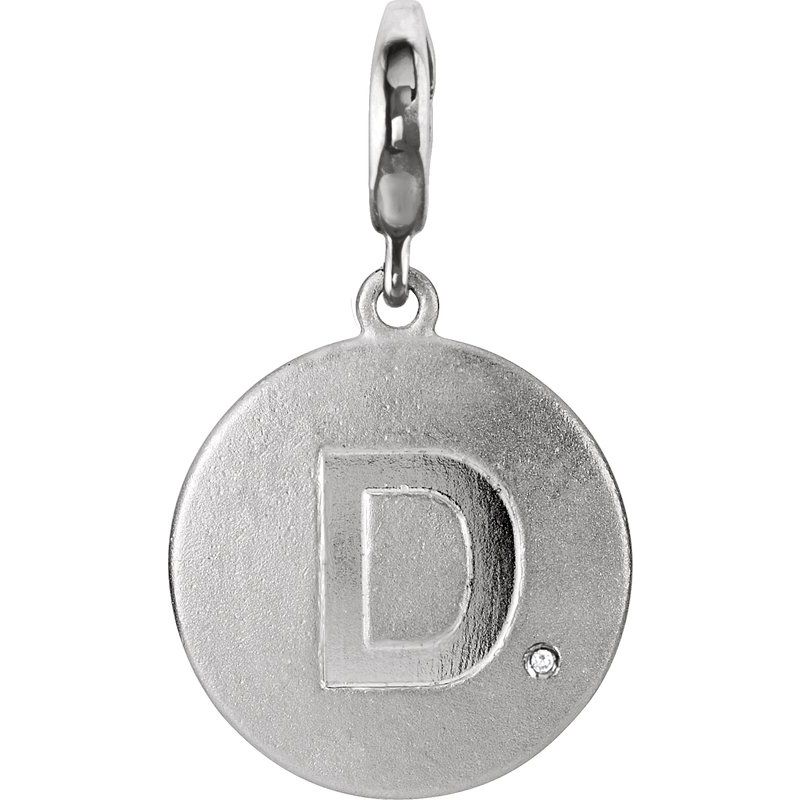 Accented Initial Charm/Pendant