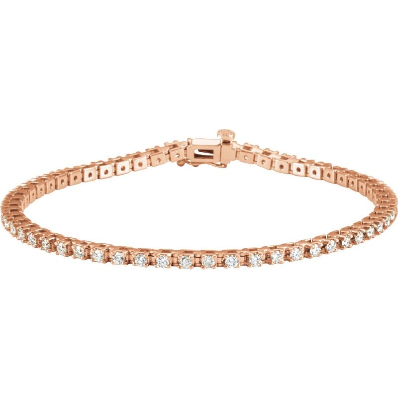 2 1/4 ctw Diamond Line 7 1/4″ Bracelet