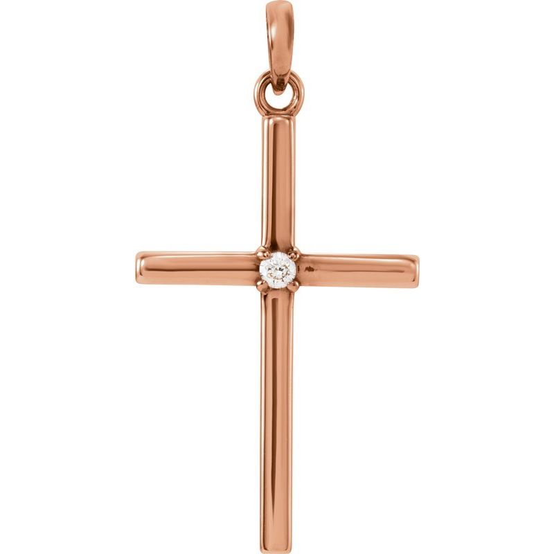 Birthstone Cross Pendant