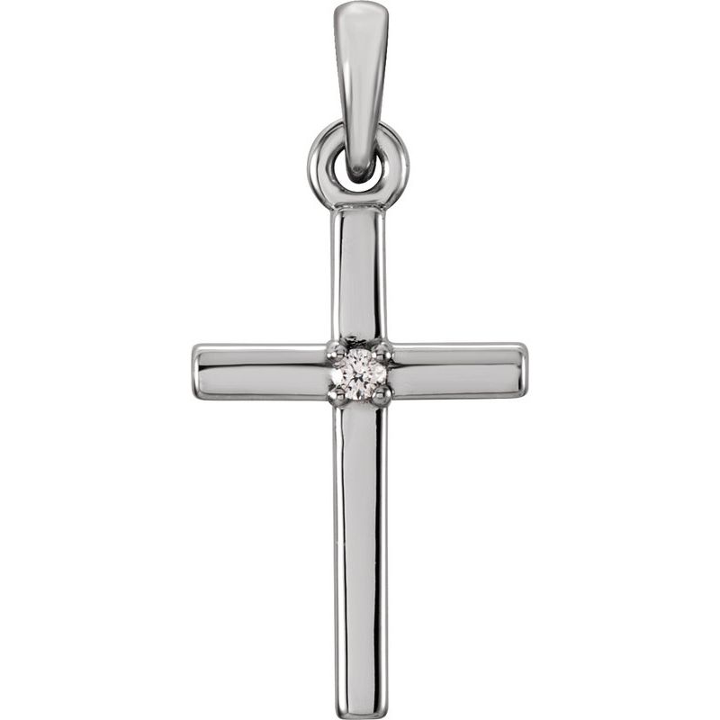 Birthstone Cross Pendant