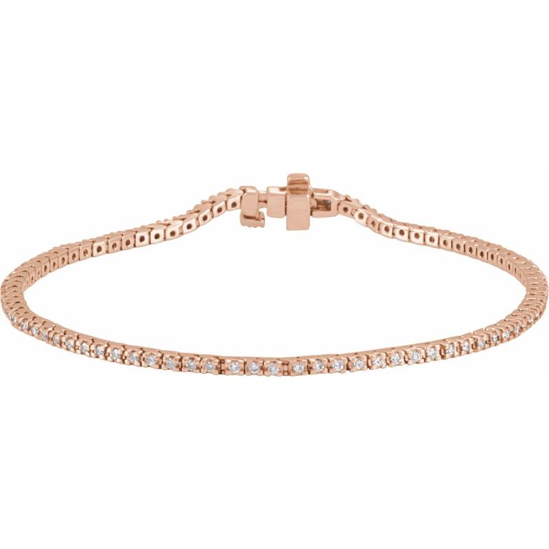 7/8 ctw Diamond Line 7 1/4″ Bracelet