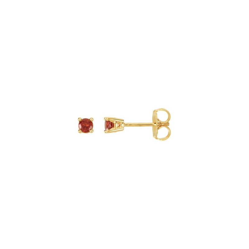 Round 4-Prong Stud Earrings No. 2
