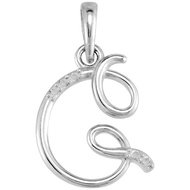 Initial Necklace or Pendant
