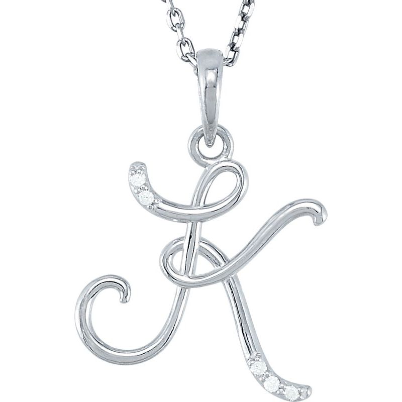 Initial Necklace or Pendant