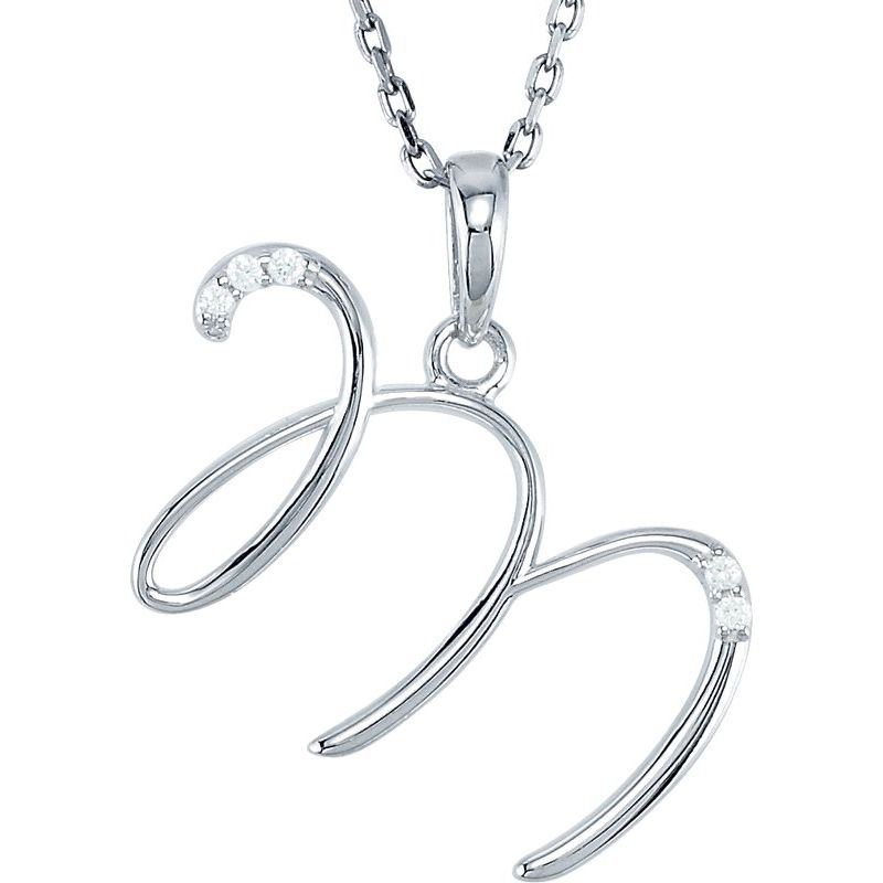 Initial Necklace or Pendant