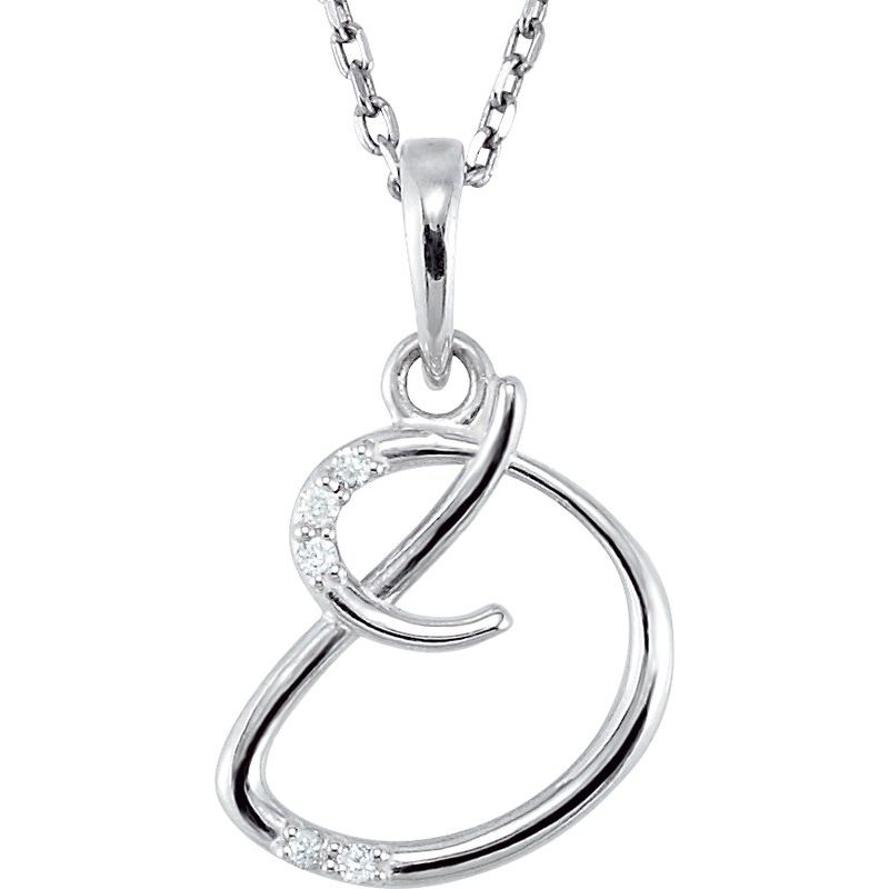 Initial Necklace or Pendant