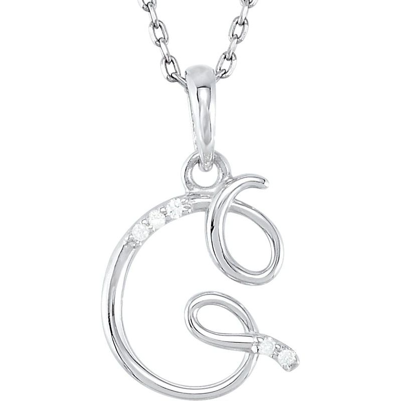 Initial Necklace or Pendant