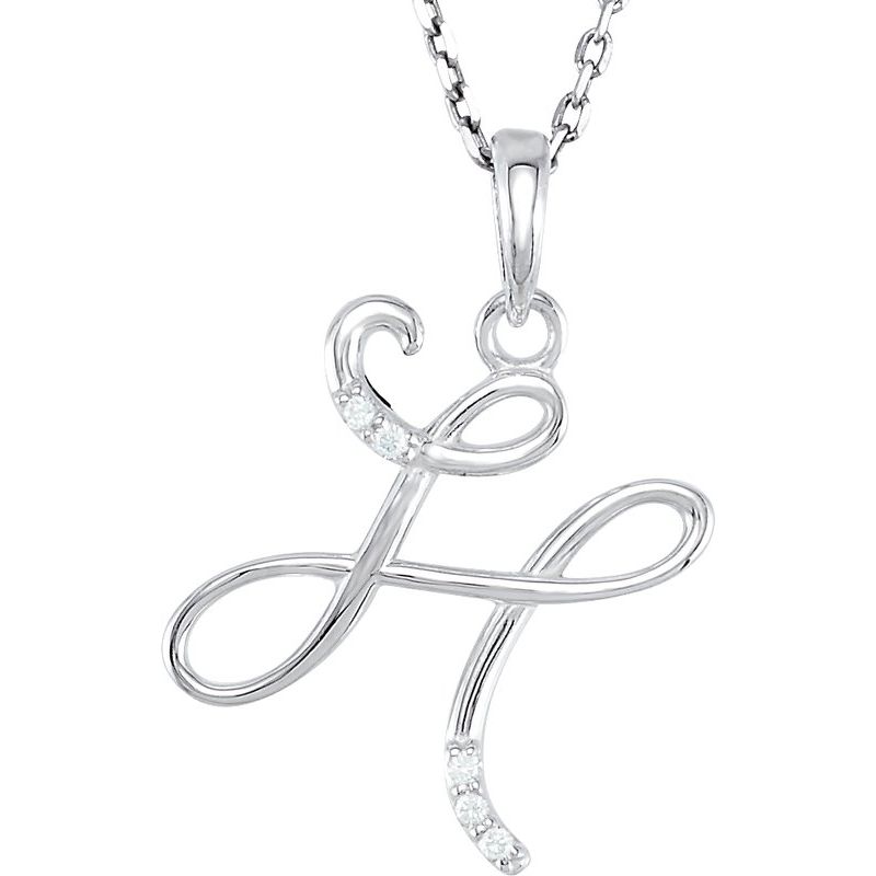 Initial Necklace or Pendant