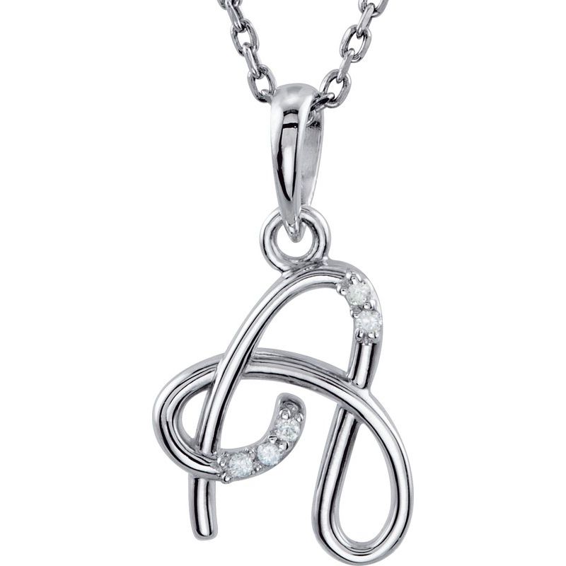 Initial Necklace or Pendant