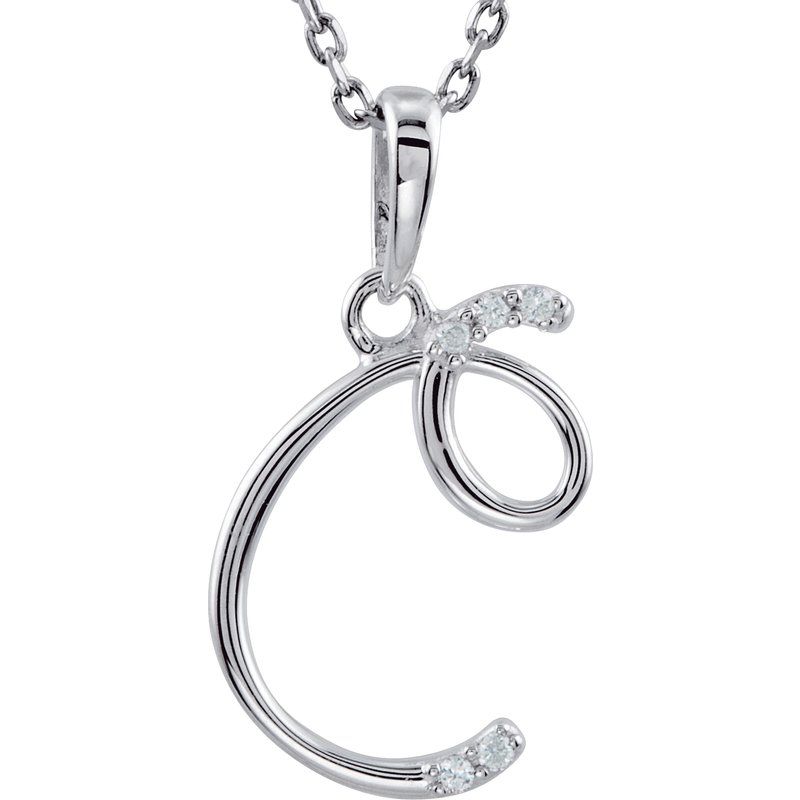 Initial Necklace or Pendant
