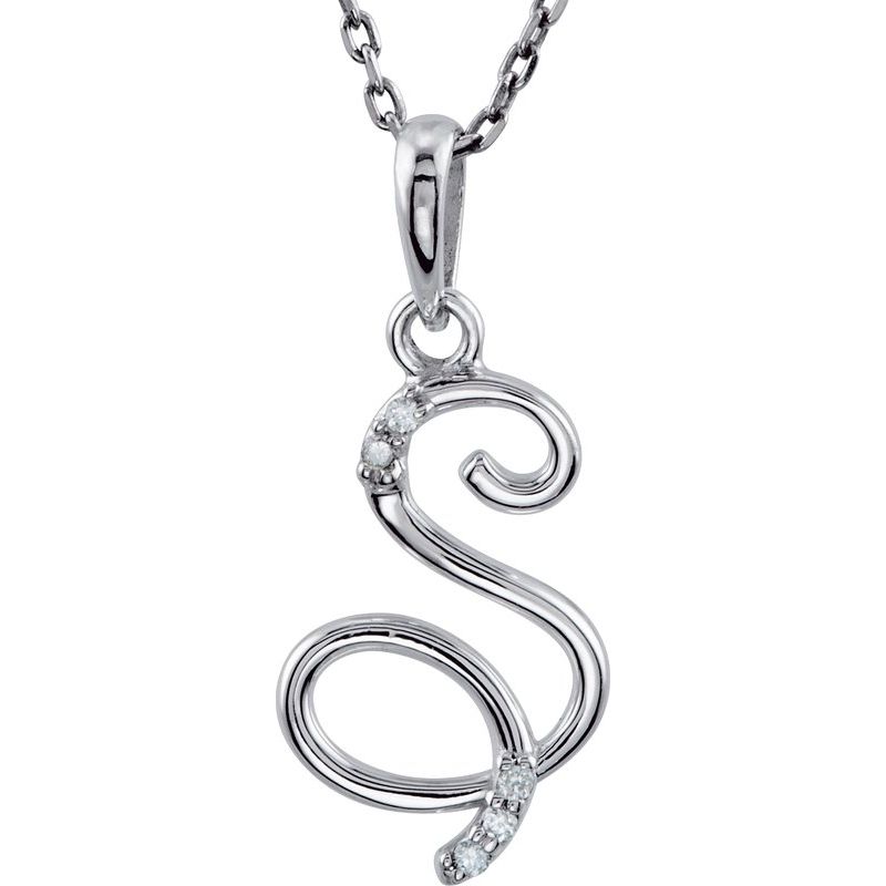 Initial Necklace or Pendant
