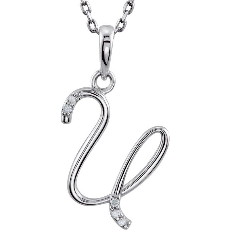 Initial Necklace or Pendant