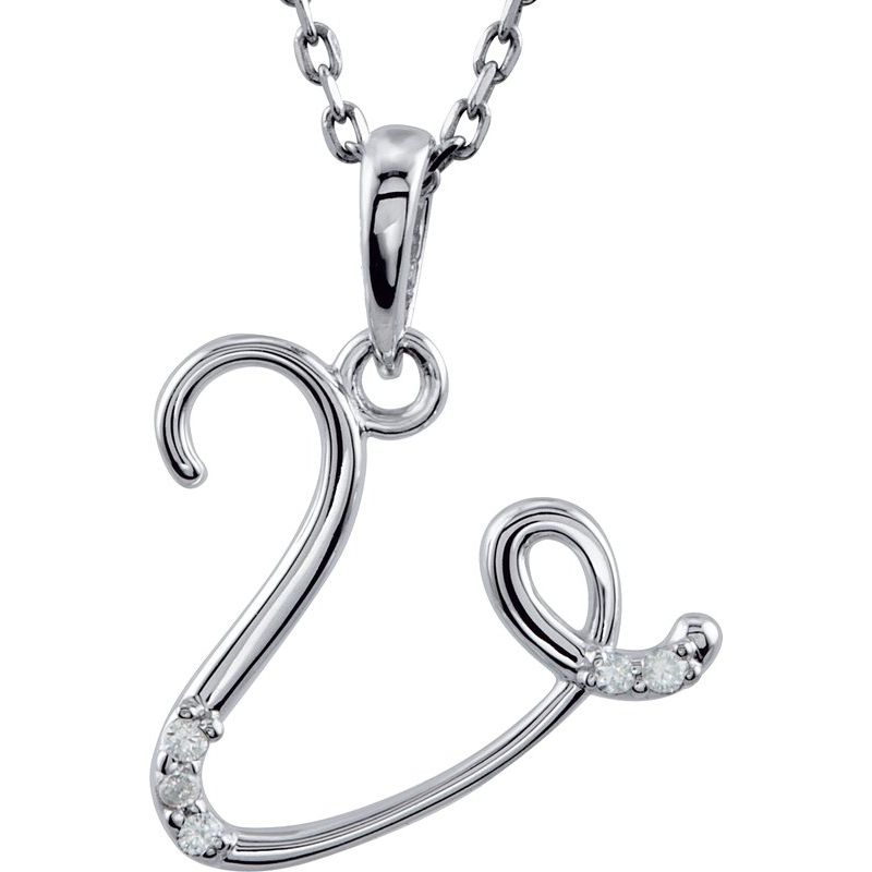 Initial Necklace or Pendant