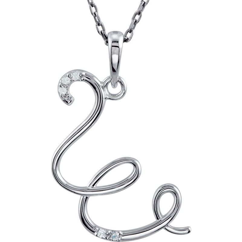 Initial Necklace or Pendant