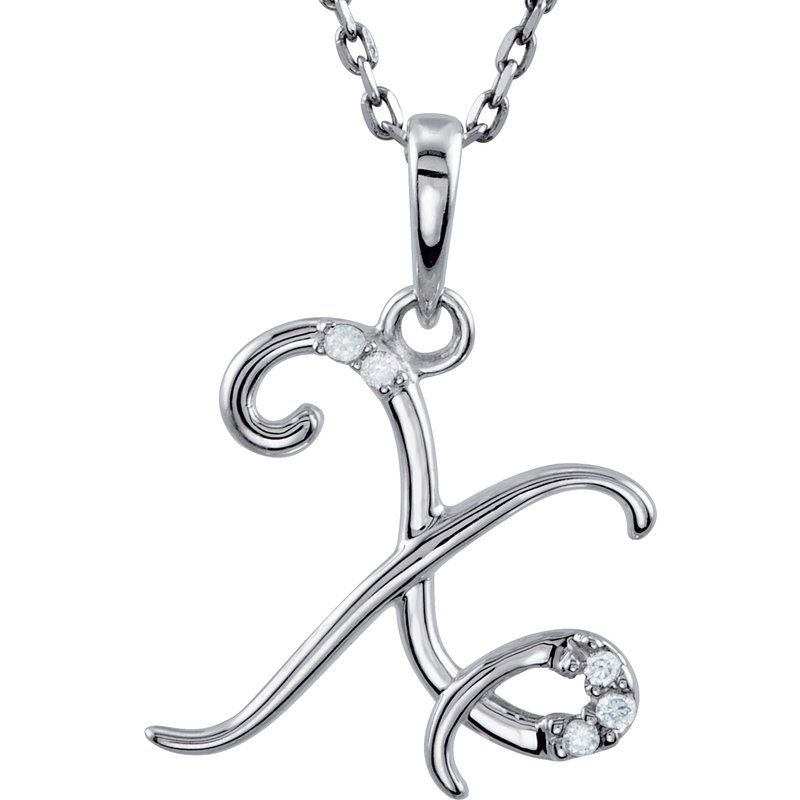 Initial Necklace or Pendant