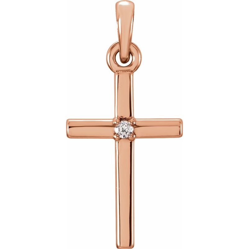 Birthstone Cross Pendant